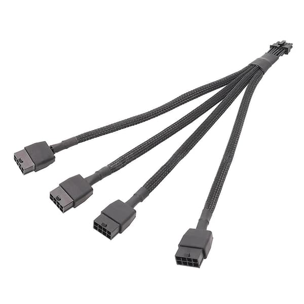 30CM 4x8pin PCI-e 5.0 til 16pin (12+4) 12VHPWR Koblingskabel for GPU RTX4080