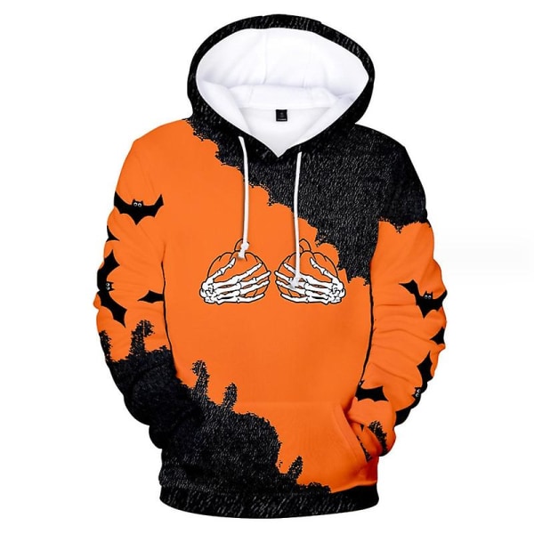 Lättviktshuvtröjor för män och vinterhuvtröja för män Långärmad tröja för män Halloween-huvtröjor för män style 4 KIDS 110