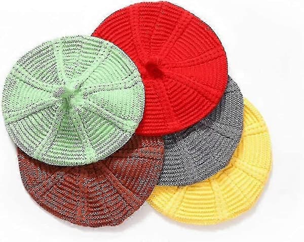 \"Artist's Knit Thermal Rain Hat, Stretch Soft, Beanie Hat, Kids' Visor (punainen)\"