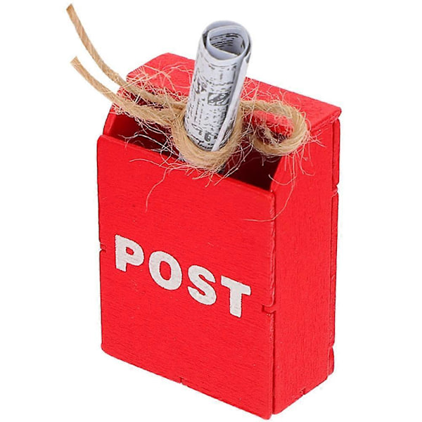 1 Sæt Mini Postkasse Avis Sæt Miniature Møbler Dukkehus Mini Møbel Tilbehør