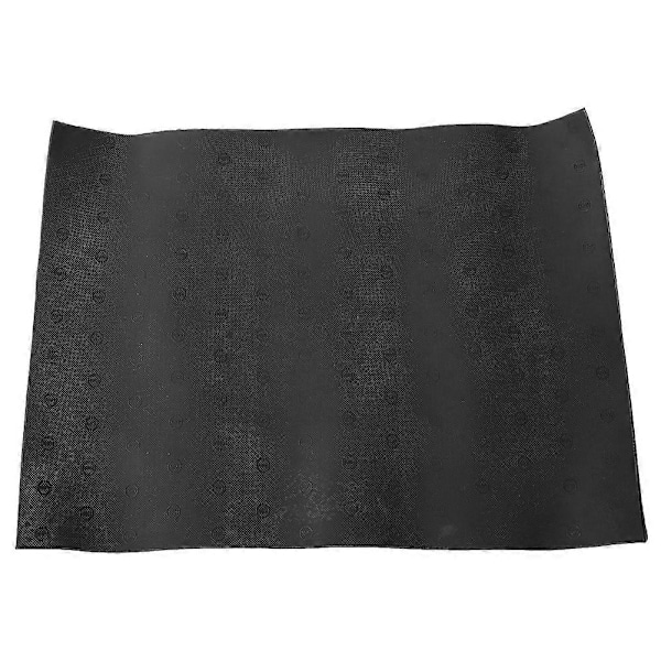 Slidstærk skridsikker skosål til kvinder og mænd, Cowhells sål pad 38,7 cm x 53,5 cm x 2 mm (Sort)