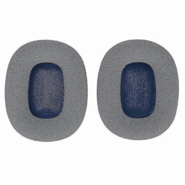 ZENGO Erstatningsøreputer for AirPod MAX - Myke øreputer i proteinlær med memory foam (blå)