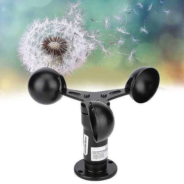 Vindhastighedssensor Anemometer i Aluminiumlegering med Pulsudgang til Præcis Vindmåling - mxbc