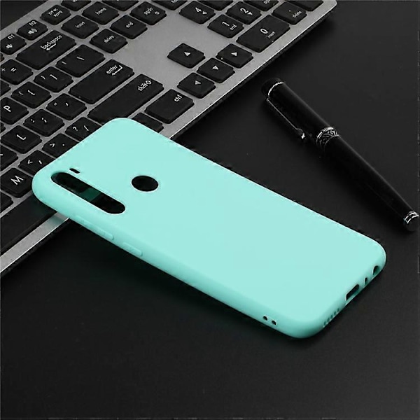 Blødt frostet TPU-cover kompatibelt med Xiaomi Redmi Note 8 LightBlue