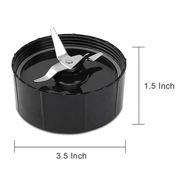 2-pack Ersättningskorsblad för Magic 250W Blender, Juicer och Mixer, Blender Ersättning