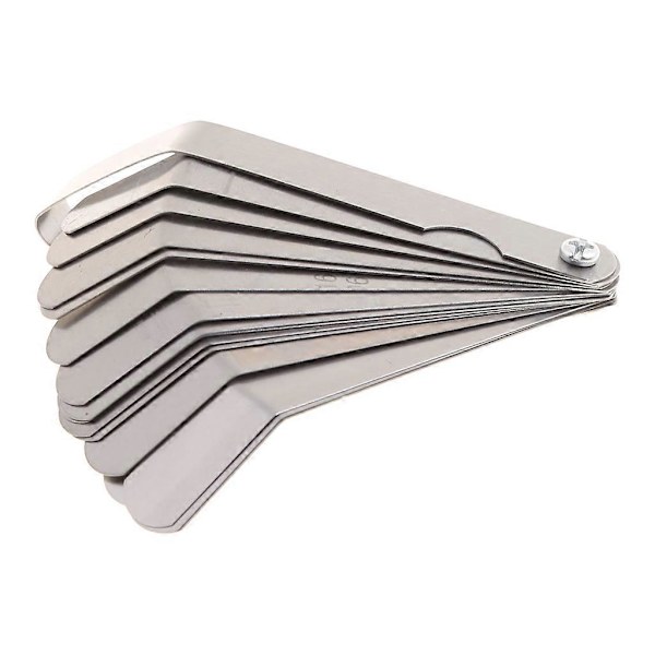 Hög Hållfasthet Metrisk 0.127-0.508mm för Ventil Offset Bladmått 16 Blad