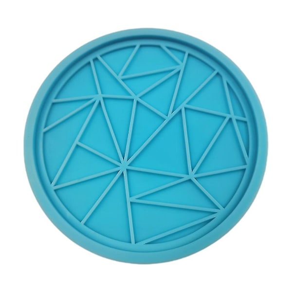 DIY Konst Hantverk Koppar Matta Dekor Form Geometrisk Cirkel Rund Mugg Pad Gjutform-fg