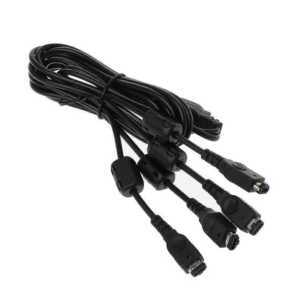 Højkvalitets Cinpel 4-spiller linkkabel til Gameboy Advanced SP til GBA GBC SP