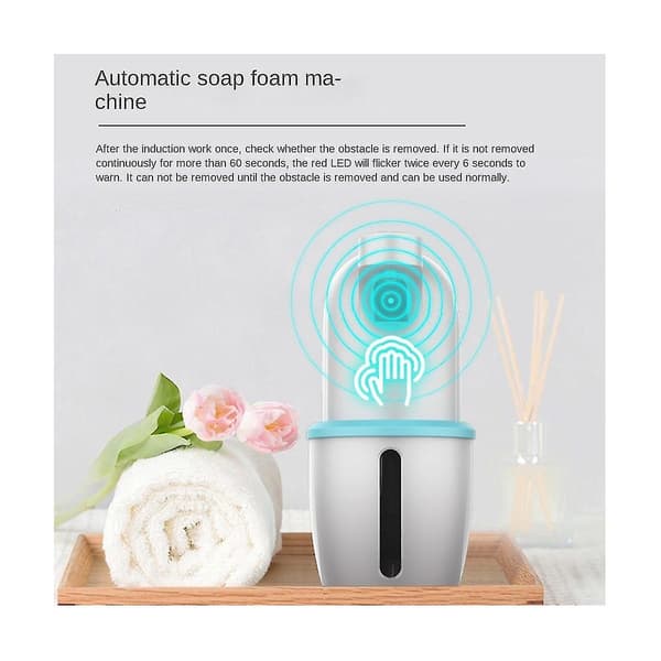 Berøringsfri Automatisk Sæbedispenser USB-opladning Smart Skummaskine Hjemmesensor Skumsæbedispenser