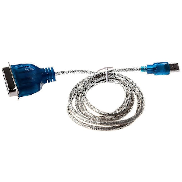 USB til Parallel IEEE 1284 Printer Adapter Kabel PC (Tilslut din gamle parallelprinter til en USB-port) Som vist SZRH