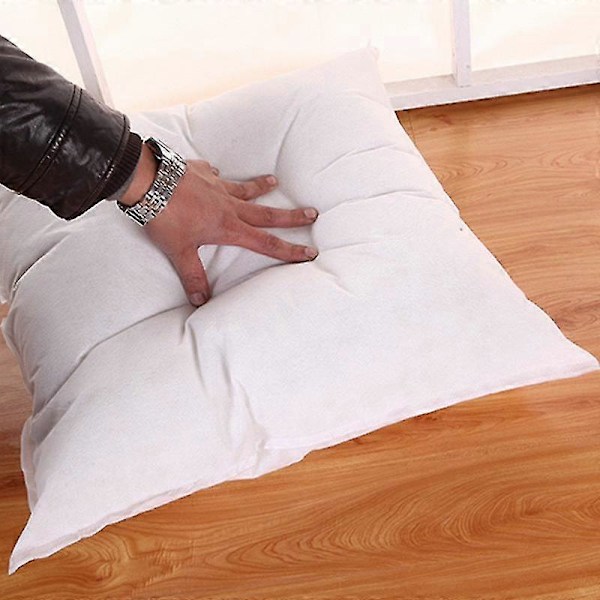 45*45cm Kudde 45*45CM Standardkudde Kuddstoppning Vit Linne Läder-Excellence