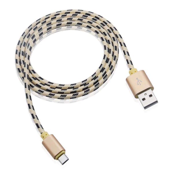 5-pak 2-meter flettede Lightning-kabler til iPhone 11, 13 og 14