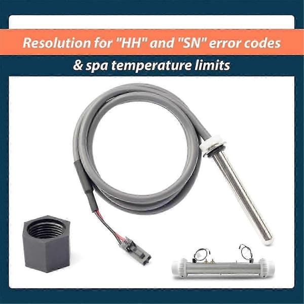 Vildmarksbadsensor til Balboa Spa Varmelegeme M7 System med 24 tommer Kabel Temp/Høj Grænse, Vildmarksbadsensor Repl