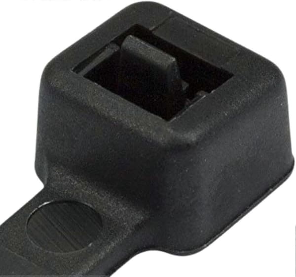100-pak kabelbindere, sort, 150 mm x 3,6 mm, plastikkabelbindere i førsteklasses kvalitet