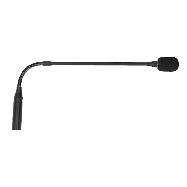 Konferencemikrofon 3-benet Svanenhalsmikrofon Sort Fleksibel Plug-in Aluminium Afspilning
