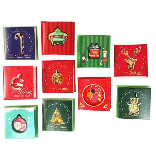 Creative Blessing present Hälsning För Barn Trefaldig Design Festinbjudan 17x17x0.1cm 20-pack