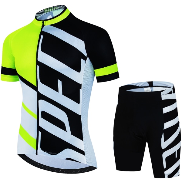 2023 Pro Team Cykeltröja Set Sommar Cykelkläder MTB Cykelkläder Uniform Maillot Ropa Ciclismo Man Cykelcykeldräkt Blue S