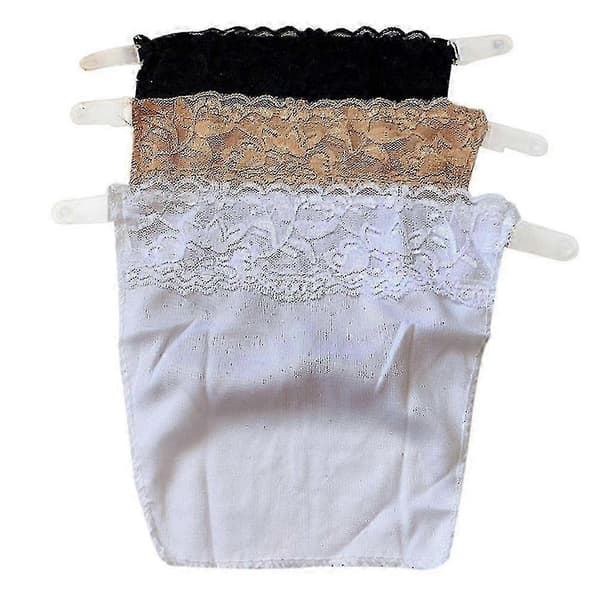 3 stk. Kløft-sikker Snap-on Mock Camisole Blonde Pustende Elastisk For Kvinner