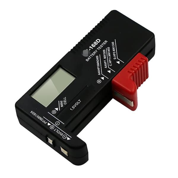 Universal Batteritestare Universal Batteritestare, digital Batteritestare, för Aa Aaa C D 9v Knappbatterier 1.5v Batterispänningskontrollsuperma