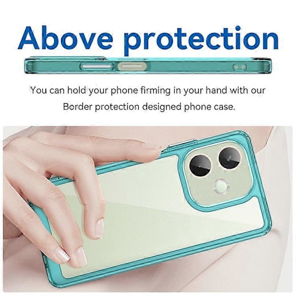 Kompatibel med Oppo A5 Pro 4G (Global) / 5G (Global) / A5 Energy 5G (Kina) Cover TPU + Akryl Beskyttende Gennemsigtigt Telefoncover Transparent