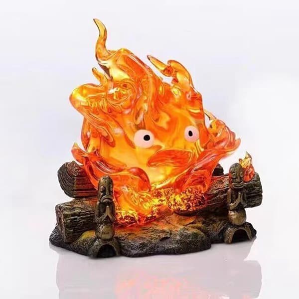 Calcifer Natlampe, Calcifer Harpiksstatue