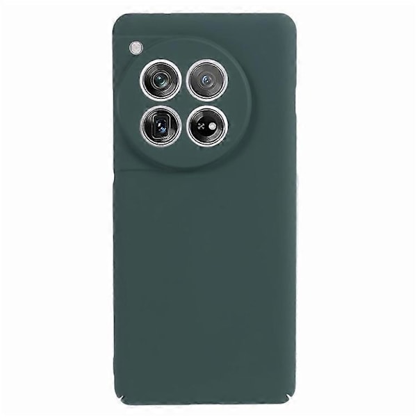 Kompatibelt Skal för OnePlus 12 5G - Hudliknande Gummerad PC Stöttåligt Mobilskal Green