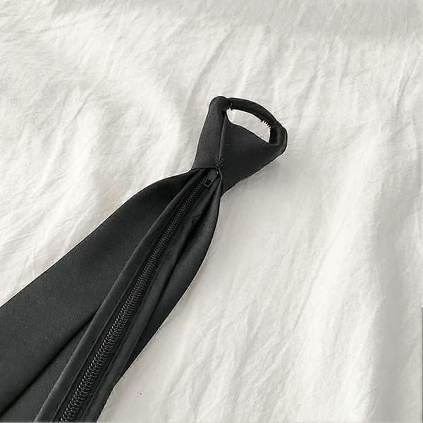 Slips Silke Smalt Halsslips Slankt Glatt Enkelt Elegant Trendy Allsidig T1N9J U:K red 42cm