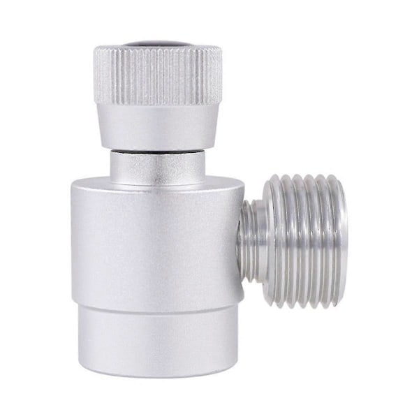CO2 Sylinder Refill Adapter, Hjemmelaget Gassylinder Regulator M10X1 til W21.8-14 Adapter for Argon, C-Yvan