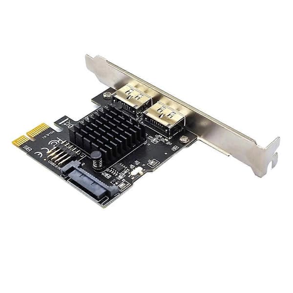 pci-e til Dual Port POWER OVER ESATA pci e til Power eSATA USB Utvidelseskort