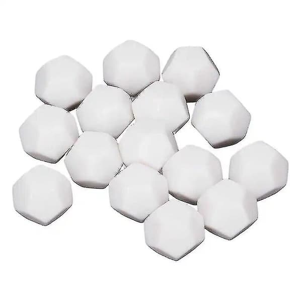 Plastik Skrive-på Terninger DIY Skrivning 12-sidede Blanke Terninger Til Underholdning
