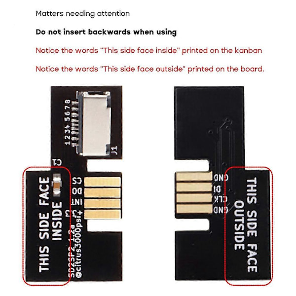 Spillekonsol Adapter Micro-SD Kort TF-læser & Boot Disk Mod-Direkte Læse Chip