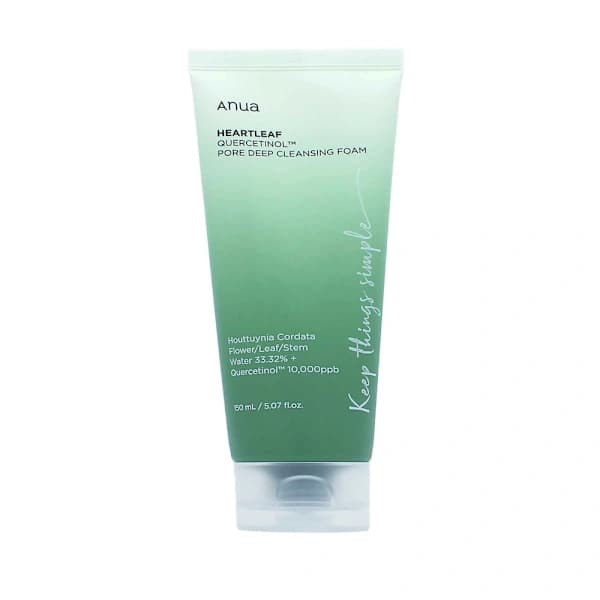 Anua Heartleaf Quercetin Deep Pore Cleansing Foam 150ml 500