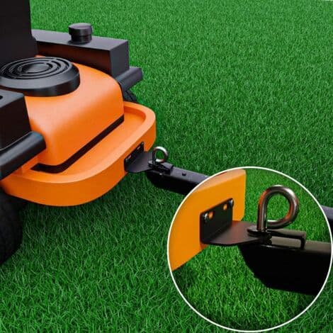 Universell dragkrok för Zero-Turn-gräsklippare, 12,7 cm, av höghållfast stål - Monteringsmaterial ingår.