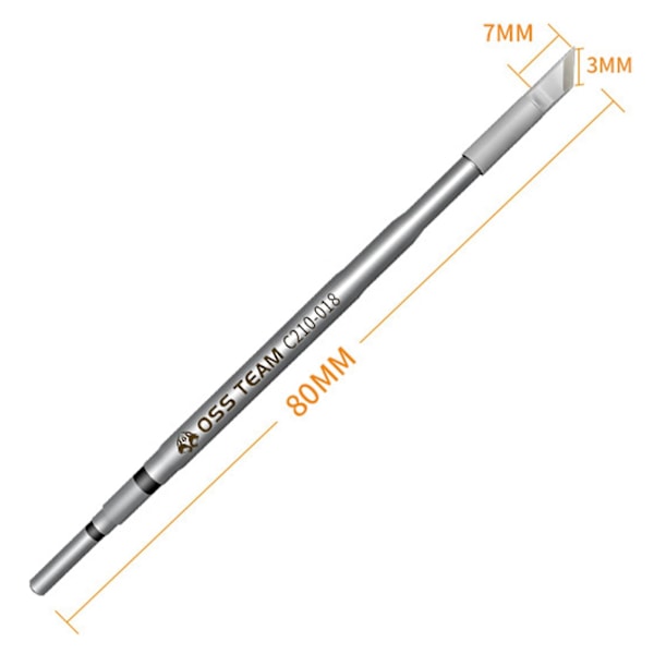 C210 Serie Loddespids Blyfri Loddehoved Til T210 Håndtag Til Sugon T26 T26d Lodning