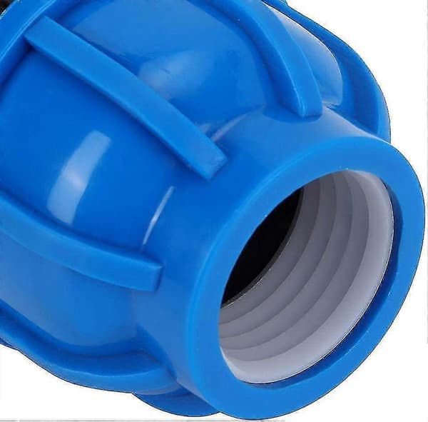 4st Pe Plast Rak Koppling 32mm Till 32mm Vattenrör Adapter Rak Anslutning Vattenrör
