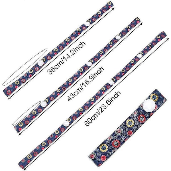 Lekestropper Anti-Drop Barnevognfeste Holder Justerbar Vognstropp Assortert