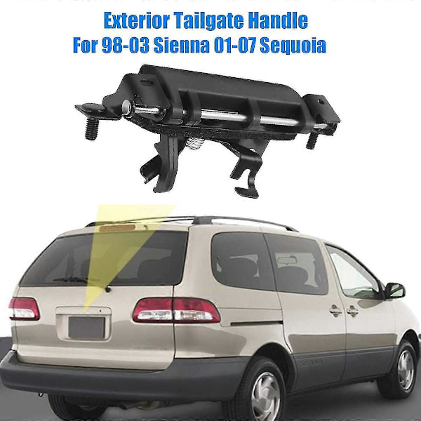Bakluke Håndtak Bak Dør Håndtak For 98-03 Sienna 01-07 Sequoia 69090-08010 (haoyi