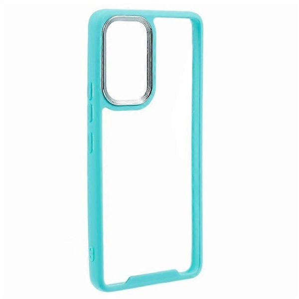 Läpinäkyvä suojakotelo Samsung Galaxy A33 5G:lle, galvanoidulla linssikehyksellä TPU + PC puhelinkuori Green