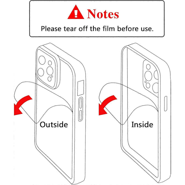 iPhone 13 Pro Max Skal med Lyxig Metall Bling Kameralins Sött Glittrande Diamant Slimmat Transparent Baksida & Matt Stötfångare Silikon Stöttåligt Dam-Svart