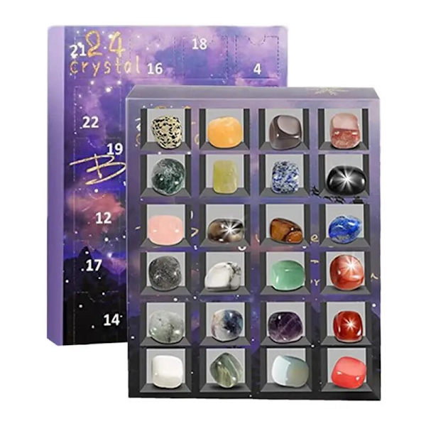Christmas Rocks Adventtikalenteri Koulutus Geologian harrastajille Rocks 24 kpl Pinkki Karkea Pinkki Dinosaurmunat Lapsen Joululahja Purple