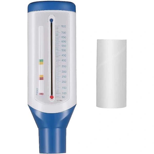 Toppstrømningshastighet for personlig spirometer - ekspiratorisk flowmåler - lungefunksjonstesting