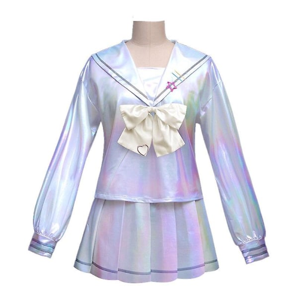 Game Nedy Girl Overdose Kangel Cosplay Kostym Lolita Girls Sailor Suit Uniform Klänning Halloween Carnival Anime Kläder Xmas S