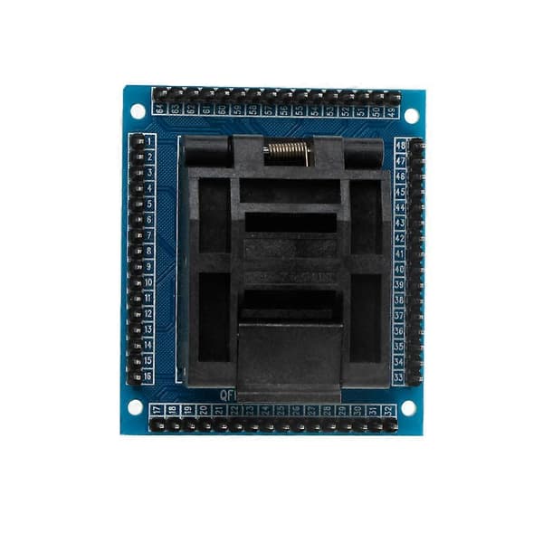 Test Socket Programmeringsadapter Konverteringsblok Til 0.5m QFP64 TQFP64 LQFP64 IC
