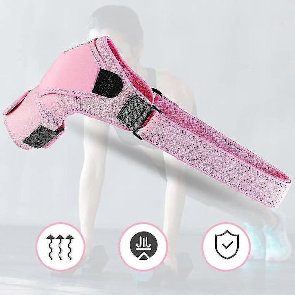 Axelstöd, Justerbart Axelbandage, För Tendinit, Axeluxation, Förebyggande och Återhämtning av Sportskador, För Kvinnor och Män MYH