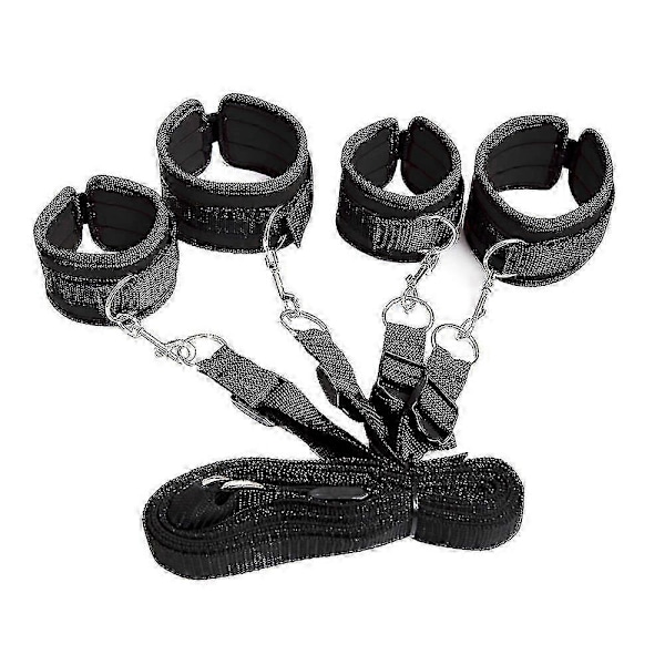 Mjuka Lädermanschetter Set Justerbara Remmar Kit För Hand-handled-fotled
