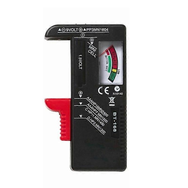 1,5V & 9V Batteritestare Knappcell Volt Testare Kontroll Universal