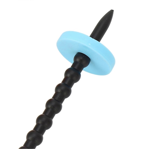 2 Sett Golf Tee Holder ABS Lang Ball Base Sett Kit med Fargerike Disker for Utendørssport