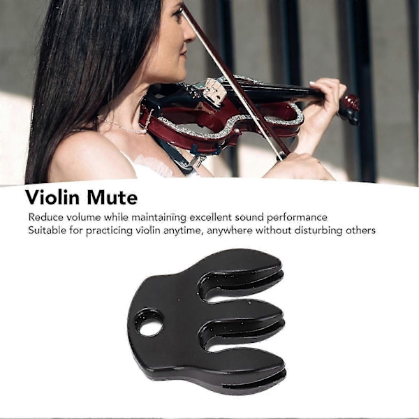 Violinövningsdämpare Reducera Volym Behåll Ljudkvalitet Klotyp Metall Violindämpare
