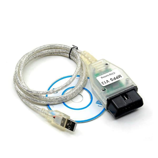 Smps Mpps K-can V13.02 V12 Flasher Chip Tuning Interface Obd-ii Ecu Programmer Remap Obd2 Professionelt Diagnostisk Kabel