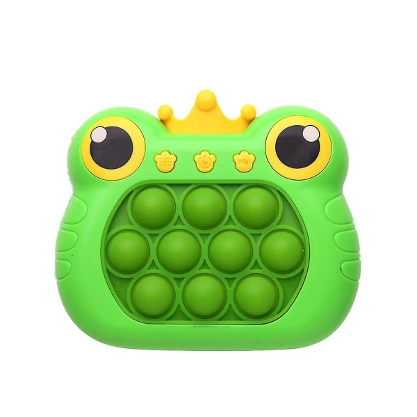 Pop Fidget Toys Handhållet spel Push Bubble Light Up Sensoriska leksaker, Quick Push-spel Sensoriska leksaker Stress relief för barn Green